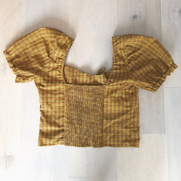 Boho plaid blouse - Picture 3 of 3